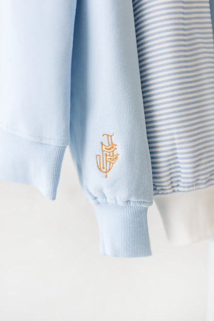 JFF Mockneck in Sky Blue