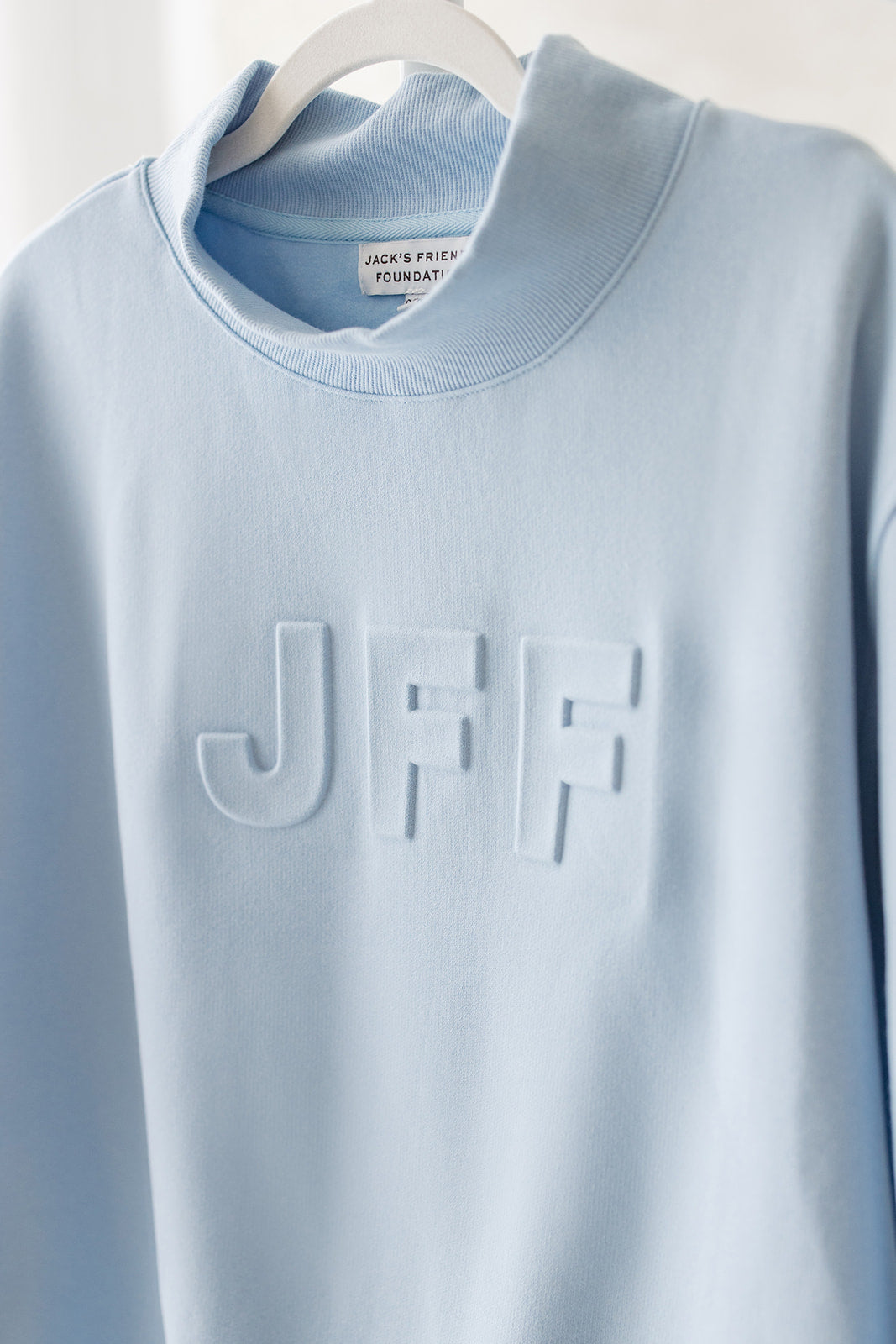 JFF Mockneck in Sky Blue