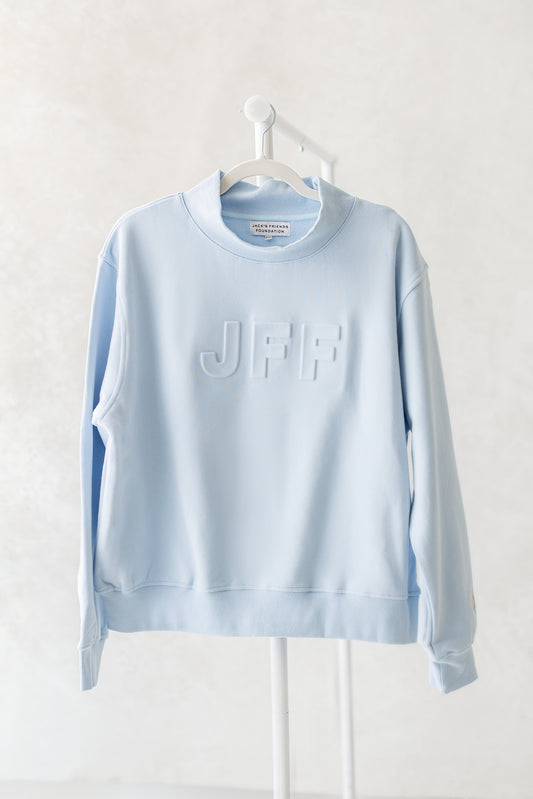 JFF Mockneck in Sky Blue